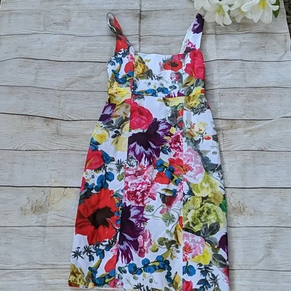Alice + Olivia Multicolor Floral Dress - Picture 5 of 7